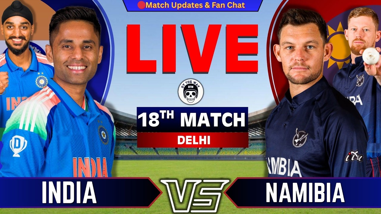 IND vs NAM Live Score: Namibia vs India T20 World Cup Match 18 Commentary & Updates Coverage