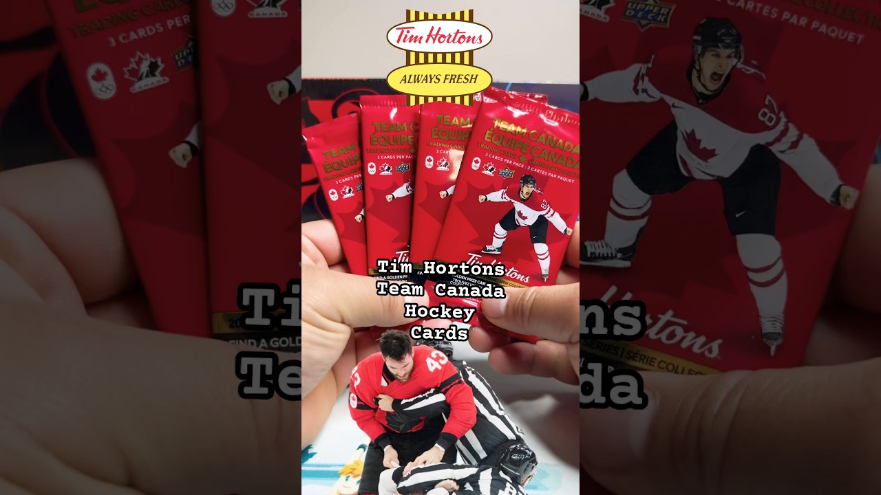 Tim Hortons Team Canada Hockey Cards Pack Opening & Unboxing! #hockeycards #canada #sportsindia