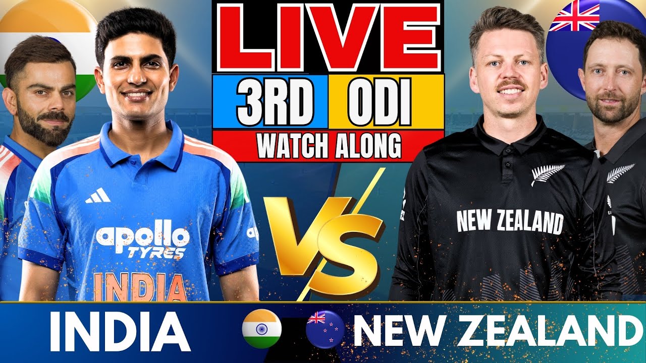 IND vs NZ 3rd ODI Live Score: India vs New Zealand Hindi Commentary & Scorecard LIVE