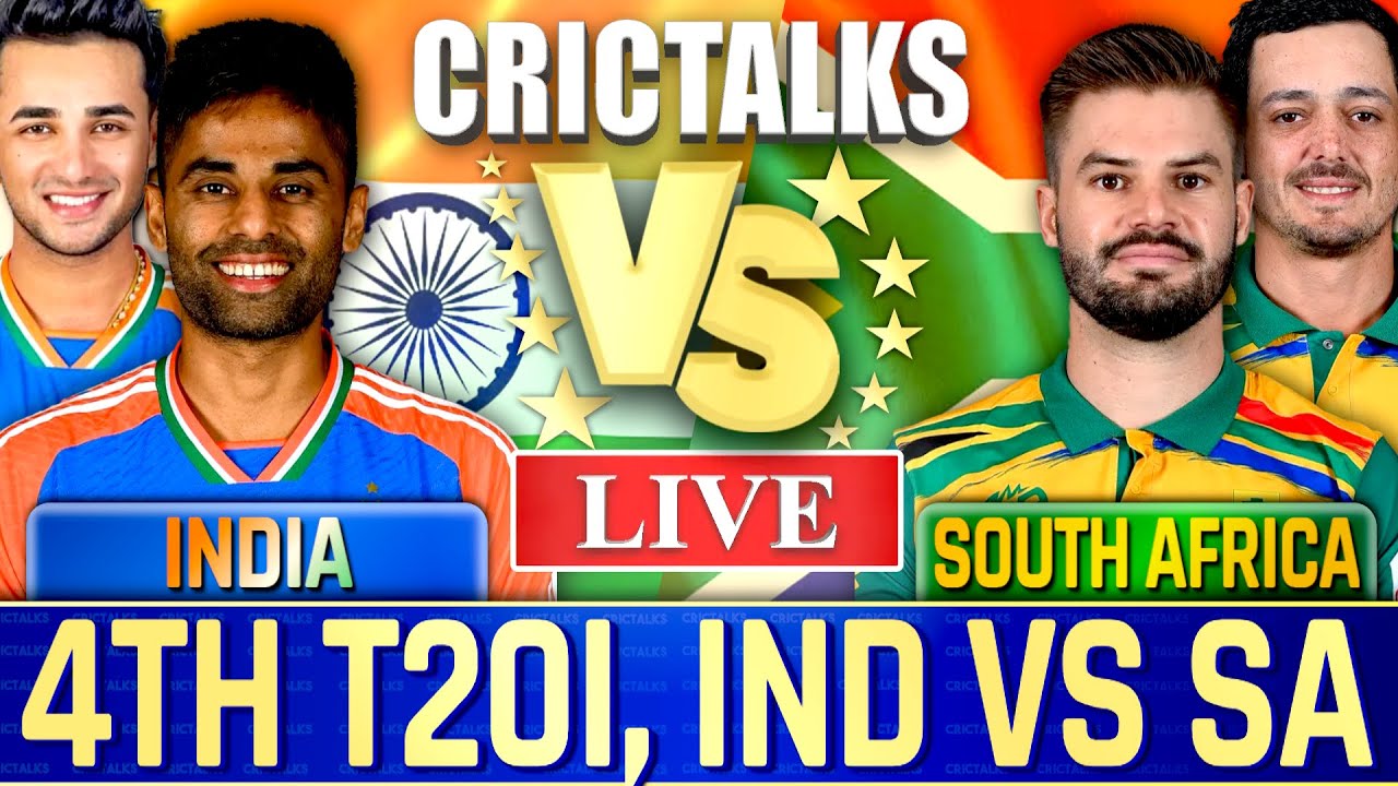 IND vs SA 4th T20 Live Score: India vs South Africa Live Cricket Match Today, Commentary & Scorecard
