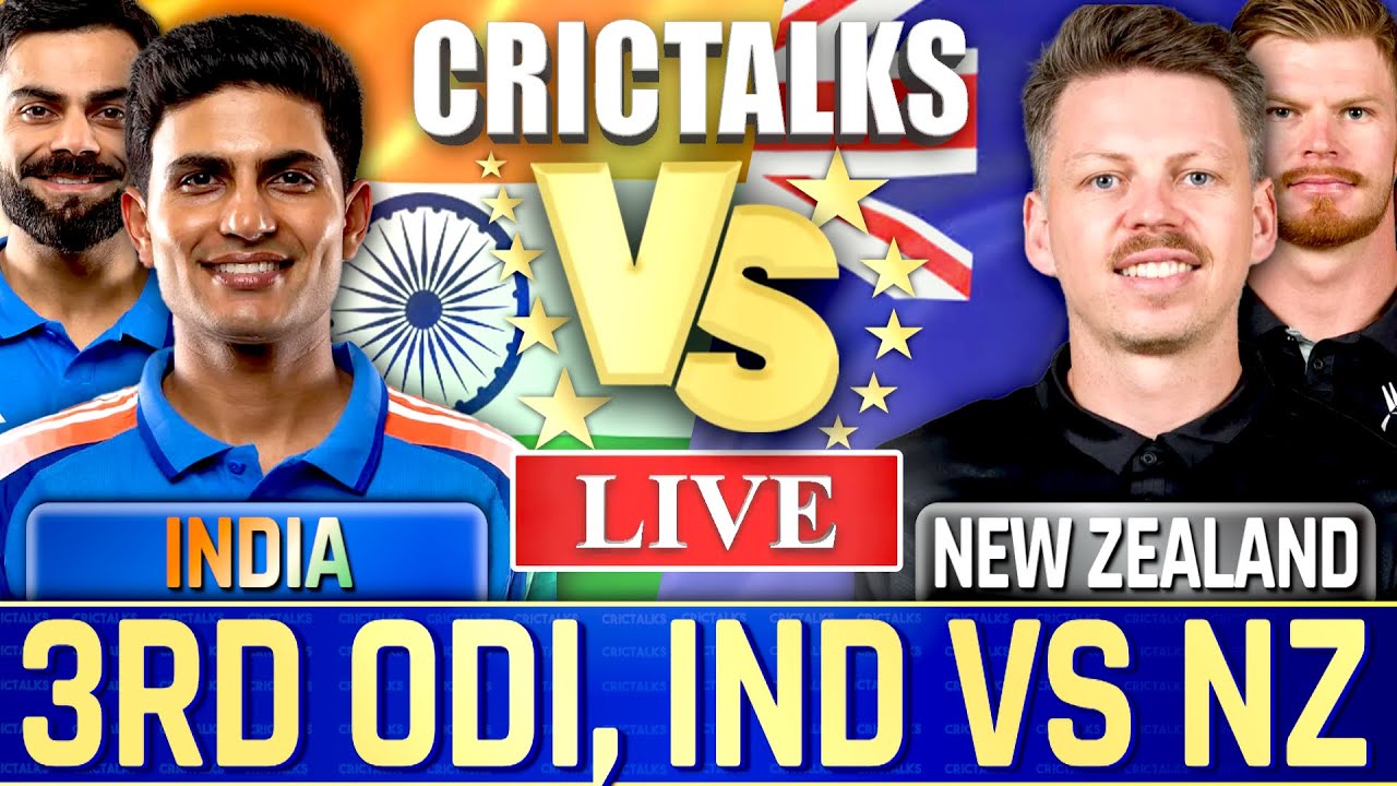 IND vs NZ 3rd ODI Live Score: India vs New Zealand Scorecard & Commentary, Final Overs