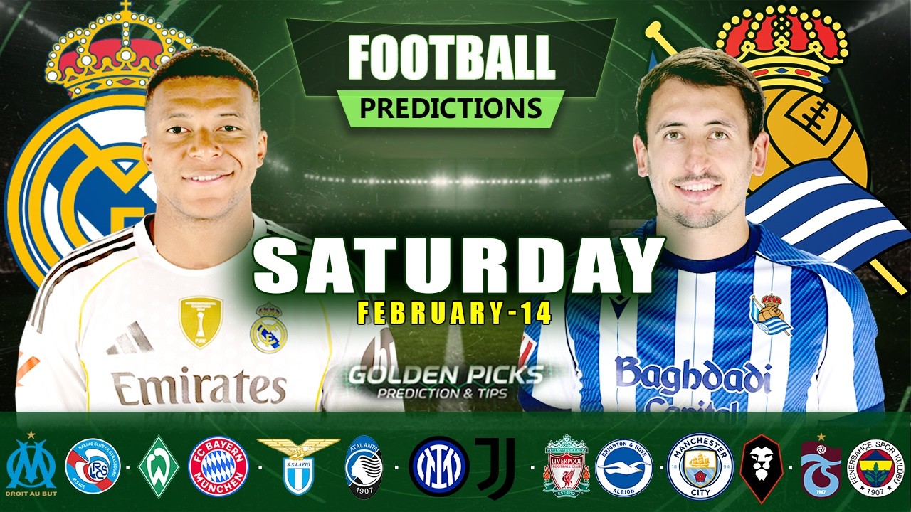 Today’s Football Match Prediction: 14 February | Win Tips, Corners & Cards
