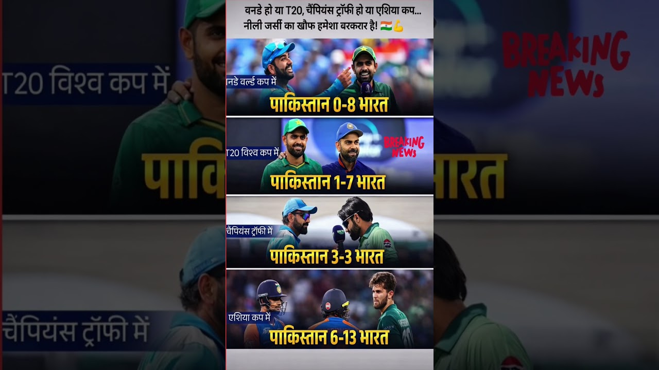India vs Pakistan Live Score Today: IND vs PAK Match Updates and Highlights