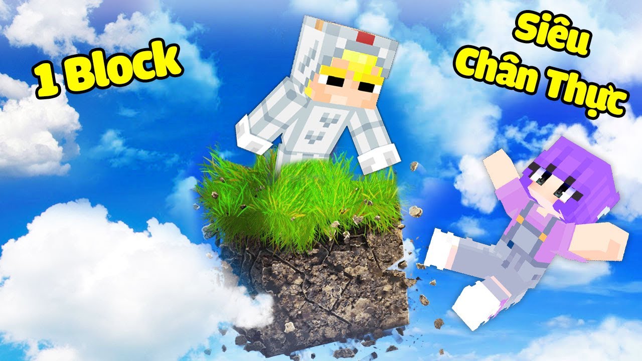 TÔ GÀ THỬ THÁCH 24H SINH TỒN 1 BLOCK SIÊU CHÂN THỰC TRONG MINECRAFT*MINECRAFT NHƯNG THẾ GIỚI THỰC TẾ-Thách Thức 24H Sinh Tồn 1 Block Minecraft Siêu Thực – Tô Gà