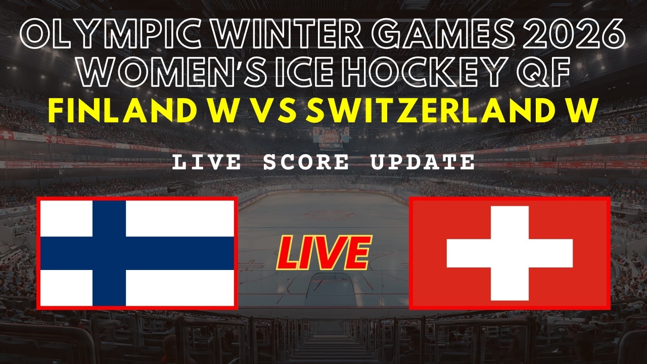 Finland vs Switzerland Women’s Ice Hockey Live Score, Olympics 2026 Quarter Final updates
