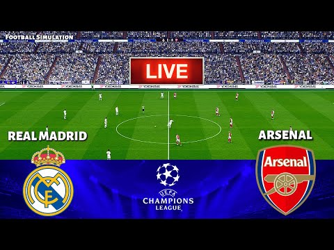 Real Madrid vs Arsenal: UEFA Champions League 2025 Prediction | eFootball PES 21 Simulation High Highlights
