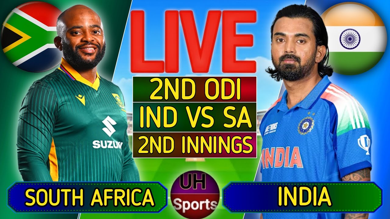 IND vs SA 2nd ODI Live Score: India vs South Africa Live Cricket Match Today & Commentary