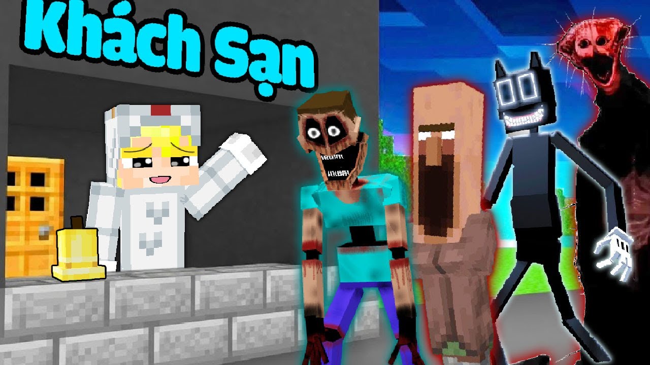 Tô Gà Thử Thách Mở Khách Sạn Quái Vật Trong Minecraft!!-Thử Thách Xây Khách Sạn Quái Vật Trong Minecraft – Tô Gà Play