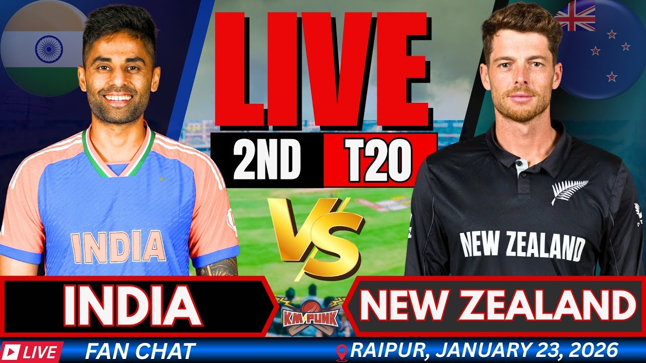 IND vs NZ 2nd T20 Live updates: India vs New Zealand Scorecard & Hindi Commentary