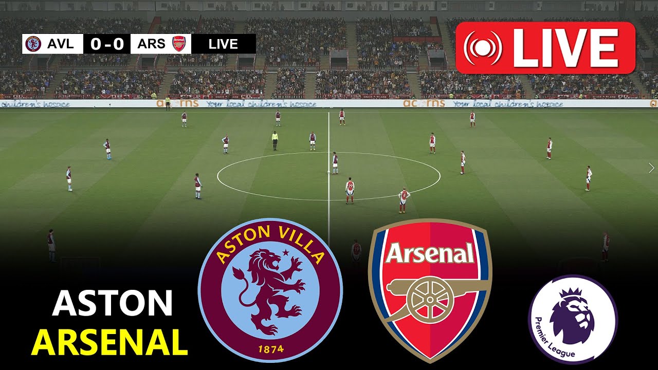 Aston Villa vs Arsenal Live Stream: EPL 2024-25 Match Score & Gameplay | PES 21 PC