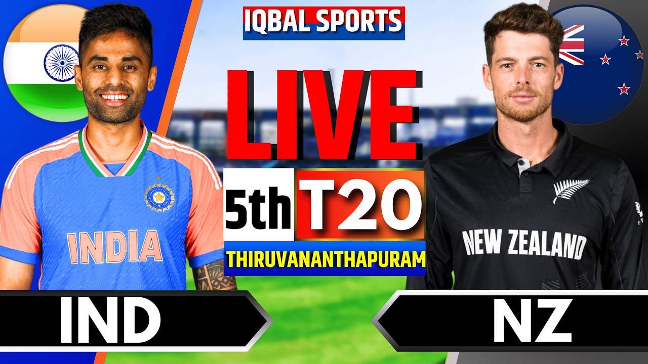 IND vs NZ 5th T20 Live: India vs New Zealand Score, Commentary & Match Highlights Scorecard