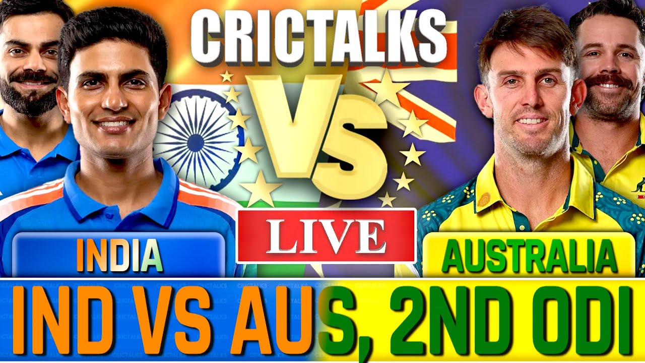 Live: India vs Australia 2nd ODI Scorecard, IND vs AUS Commentary & Match Updates Scoreboard