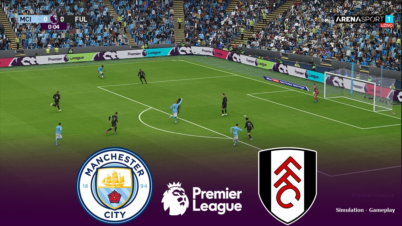 Manchester City vs Fulham Live: Premier League 2026 | EPL Simulation Gameplay PES 2021