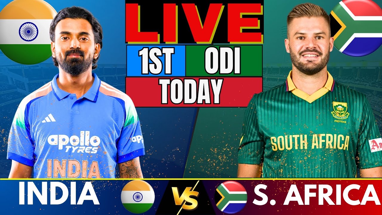 India vs South Africa 1st ODI Live Score: IND vs SA Live Cricket Match Today, Commentary & Scorecard