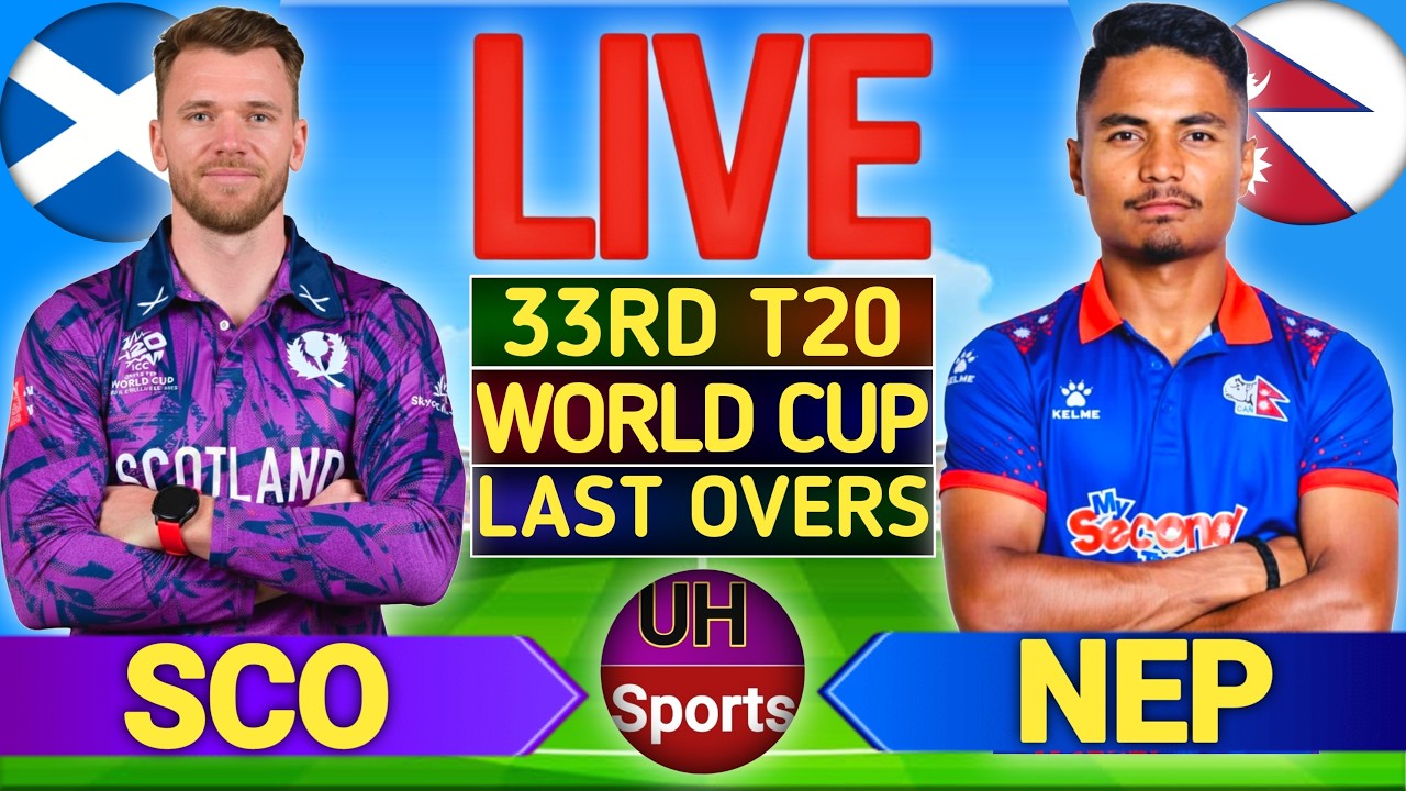 SCO vs NEP Live Score Updates: Scotland vs Nepal T20 Live Cricket Match Commentary & Highlights