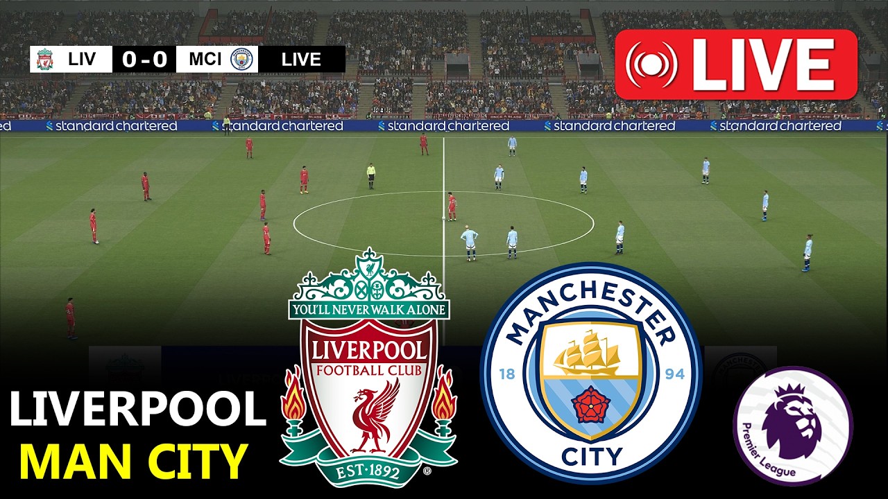 Liverpool vs Man City Live: Premier League 2026 PES 21 Simulation Match Prediction