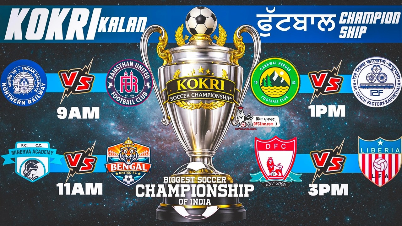 Kokri Soccer Championship 2026 LIVE: Watch 12 Feb Matches Online @DFCLivecom