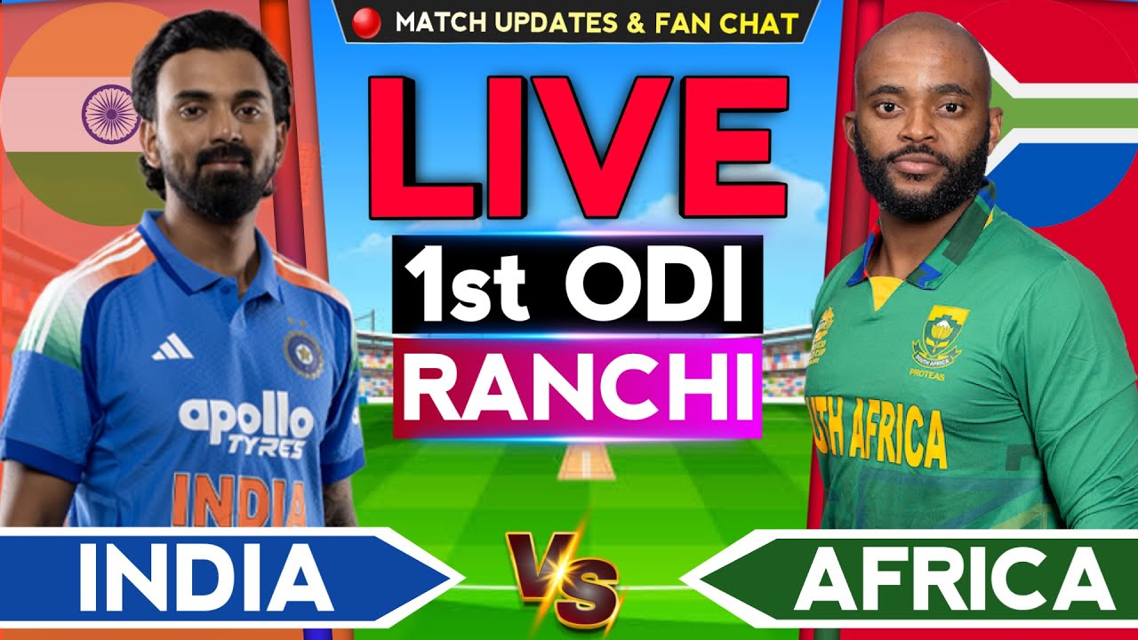 India vs South Africa 1st ODI Live Score: IND vs SA Live Cricket Match Commentary & Updates
