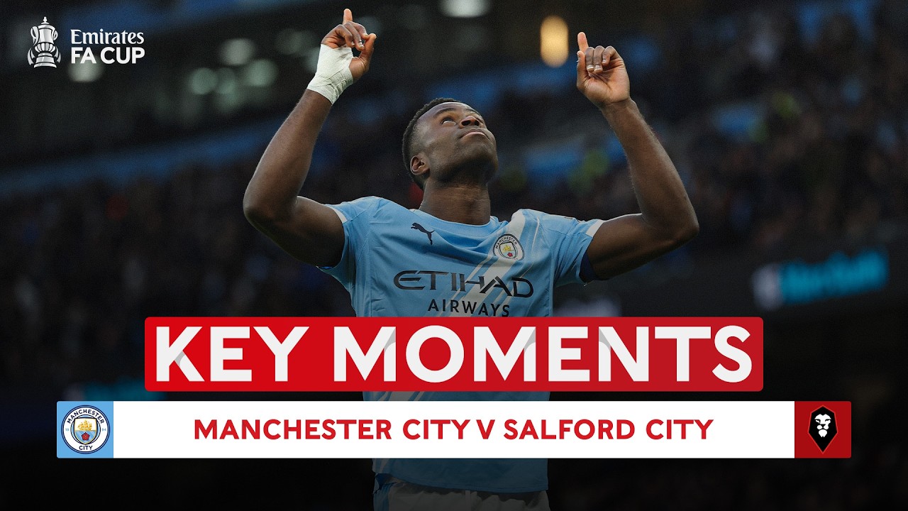 Man City vs Salford City Highlights | FA Cup 4th Round 2025-26 | Manchester City Goals & Key Moments