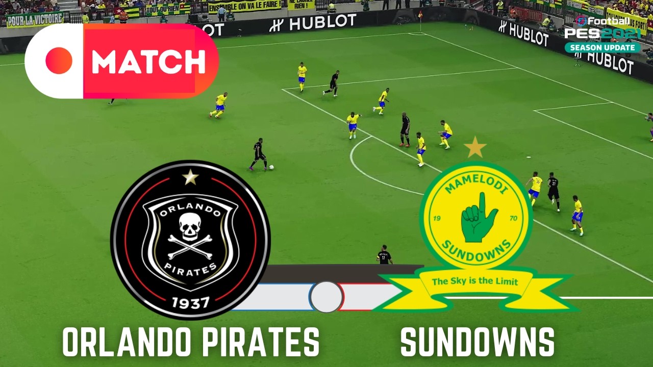 Mamelodi Sundowns vs Orlando Pirates PES 21 | Premiership 2025 Match Prediction & Gameplay Simulation