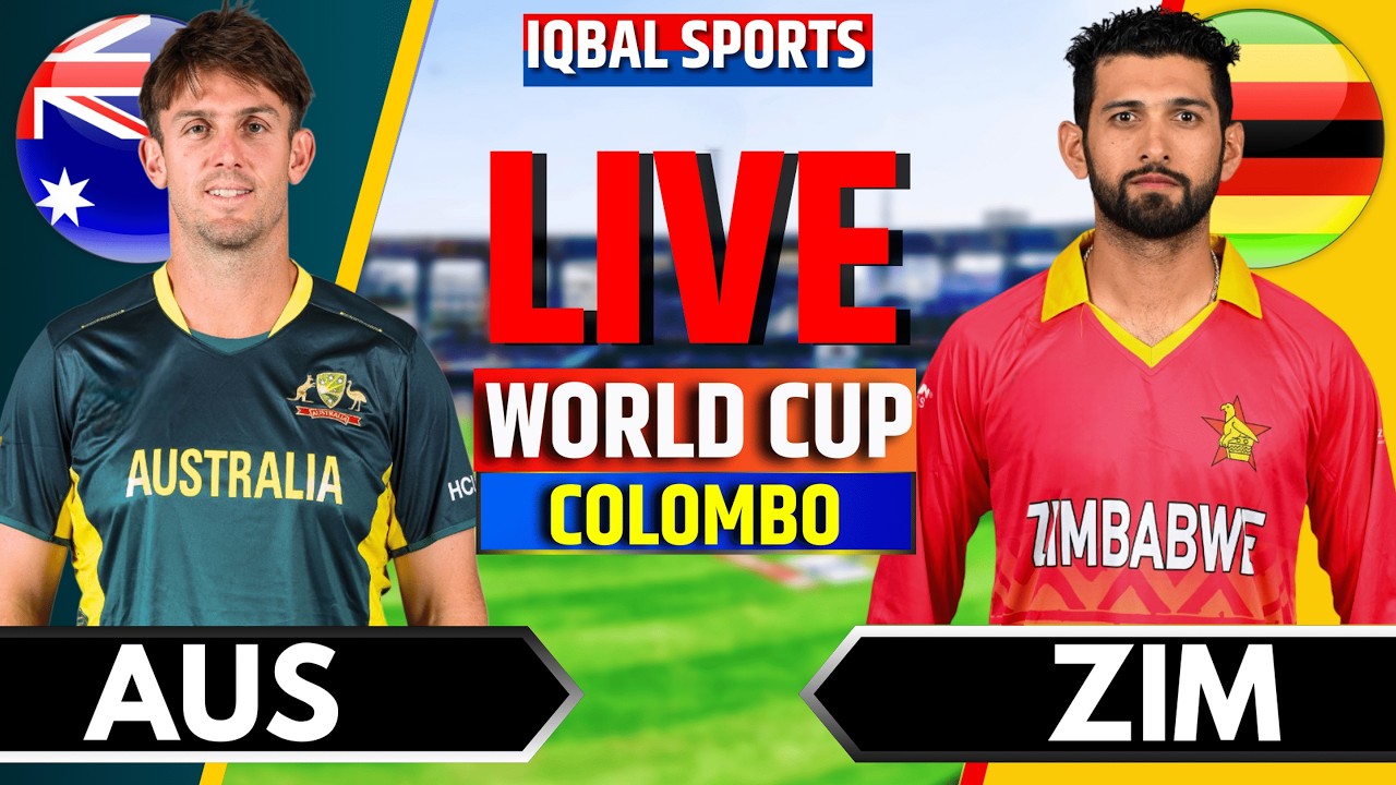Australia vs Zimbabwe Live Score, T20 World Cup: AUS vs ZIM Live Cricket Match Today Online