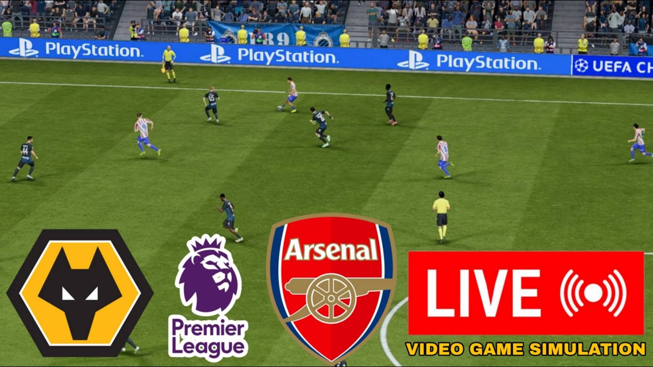 Wolves vs Arsenal Live Score: Premier League 2025/26 Match & FC25 Simulation | ARS vs WLV Live Play