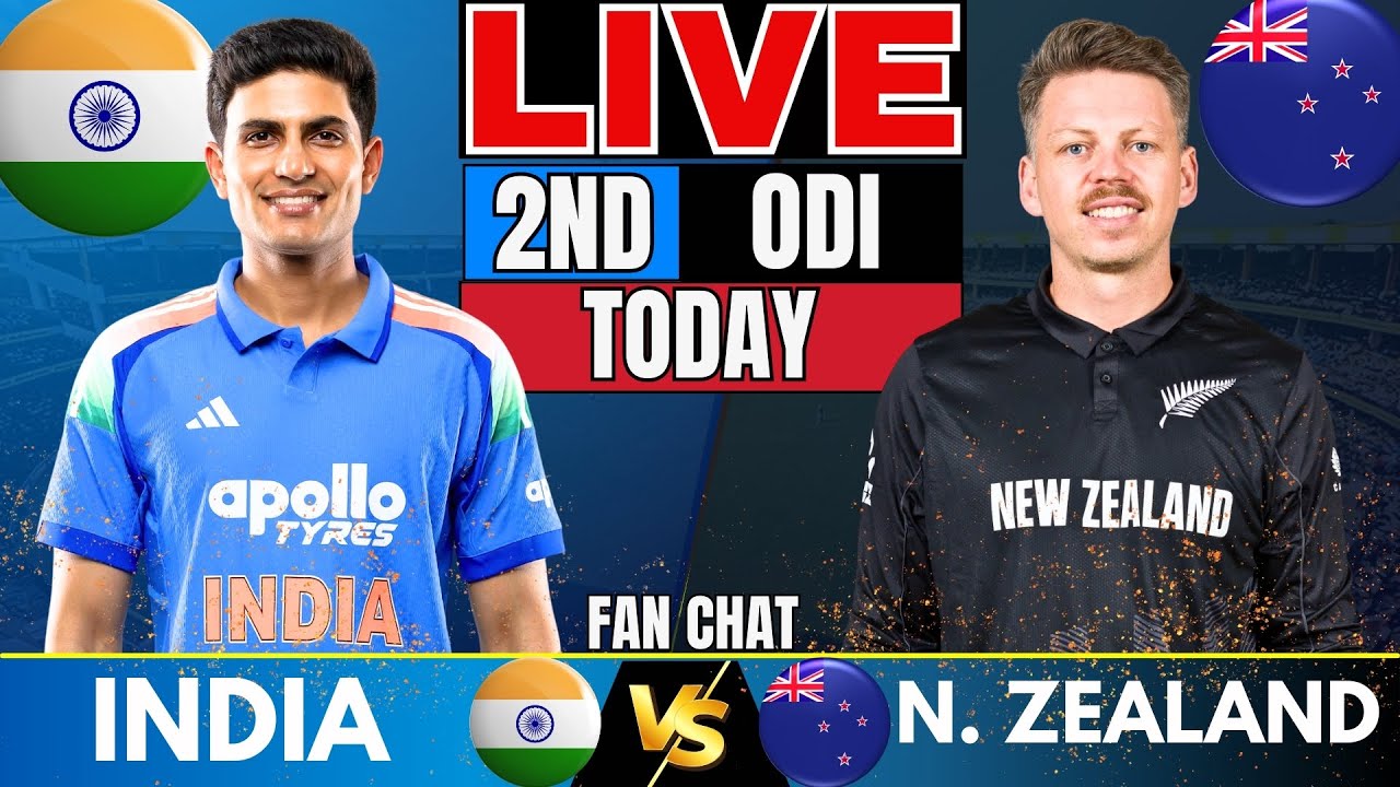 LIVE: India vs New Zealand 2nd ODI Score & Commentary | IND vs NZ Live Match Today