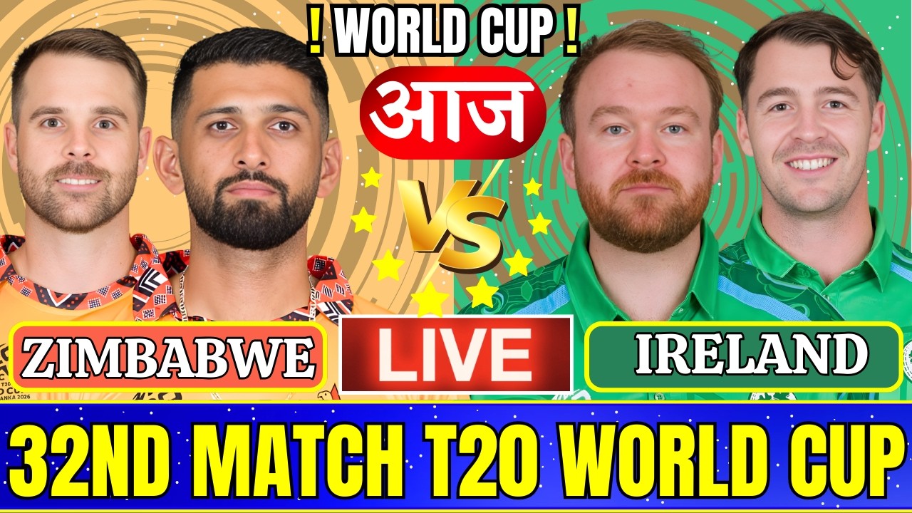 IRE vs ZIM T20 World Cup Live Score: Ireland vs Zimbabwe Today’s Match Live Streaming & Scorecard
