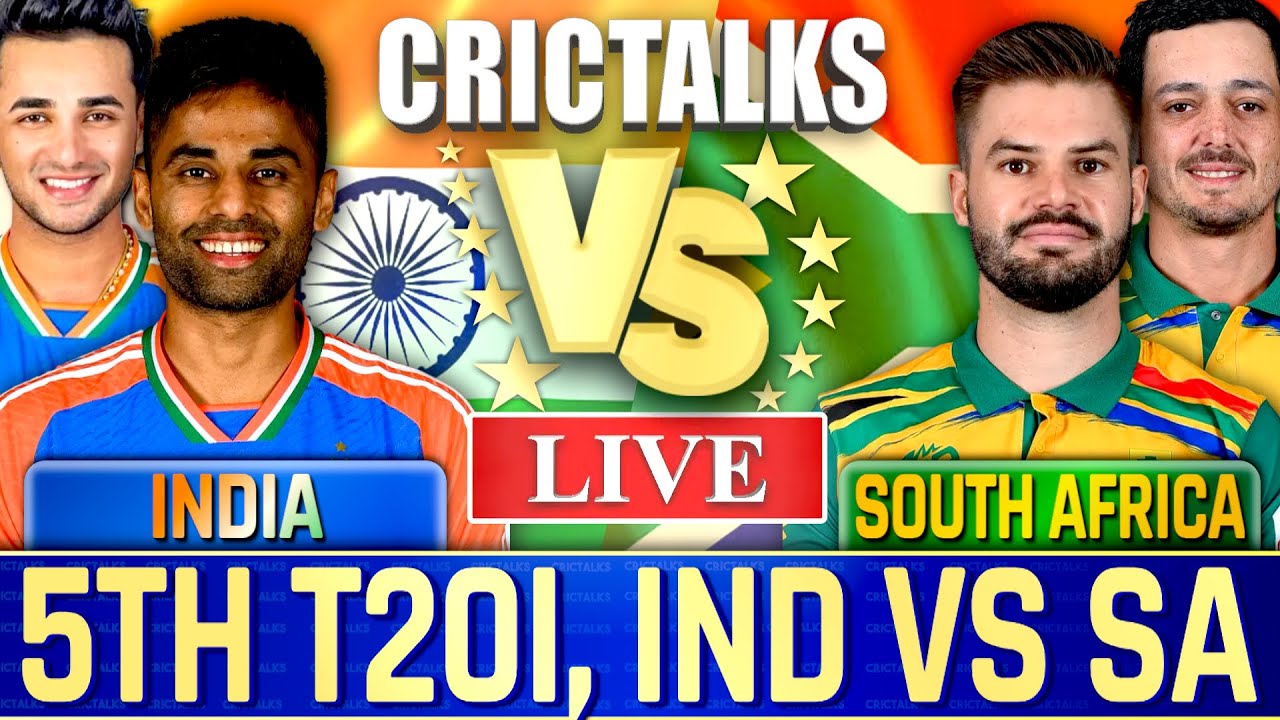 IND vs SA Live Score: India vs South Africa 5th T20I Live Cricket Score & Commentary