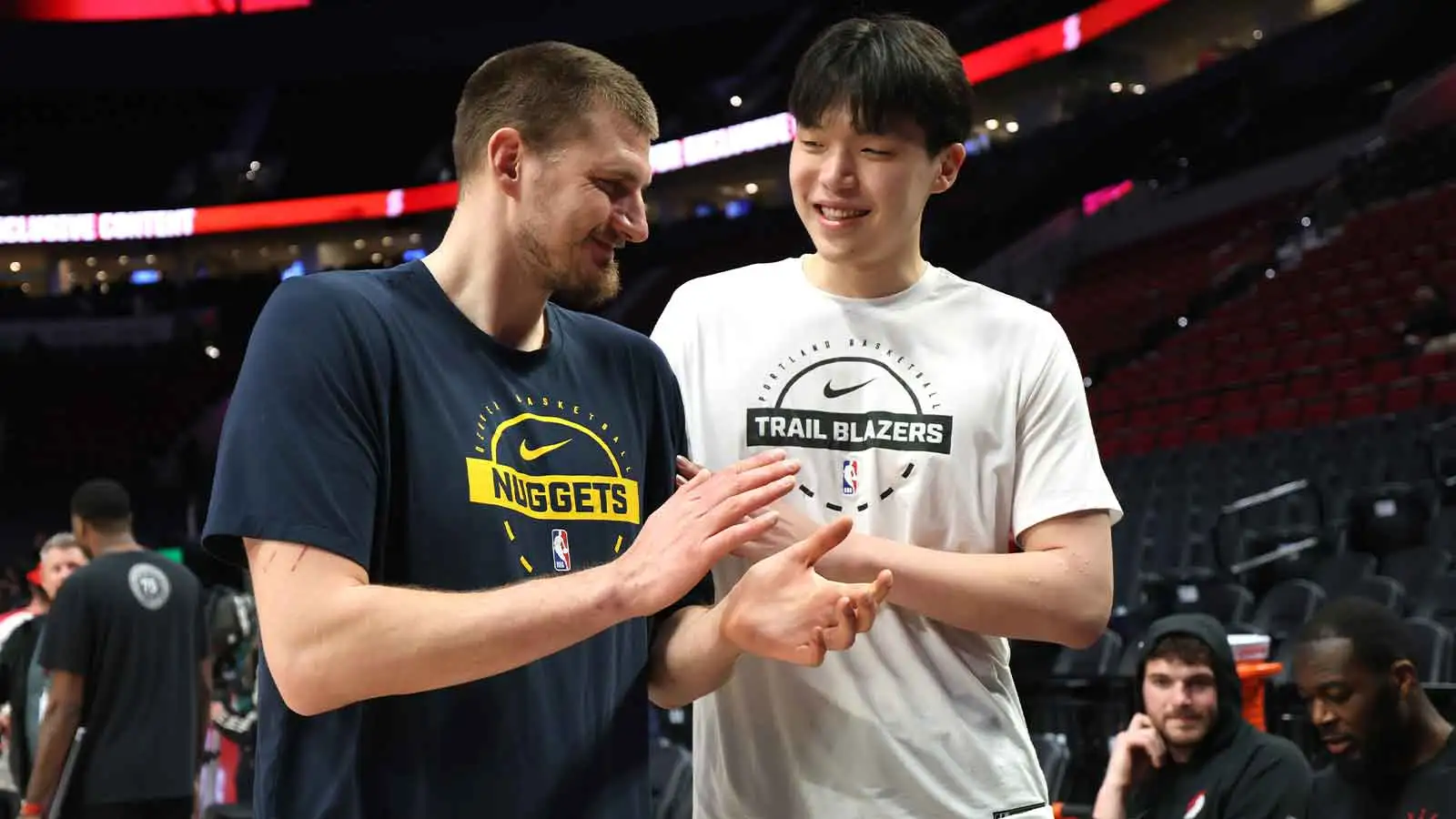 Yang Hansen, Nikola Jokic linked up ahead of Nuggets showdown