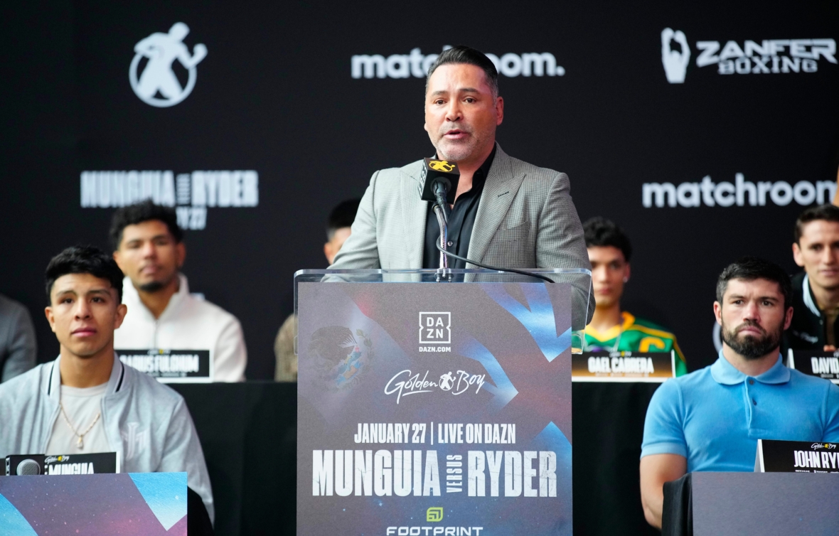 Oscar De La Hoya comeback rumor destroyed in Terence Crawford’s hilarious reaction