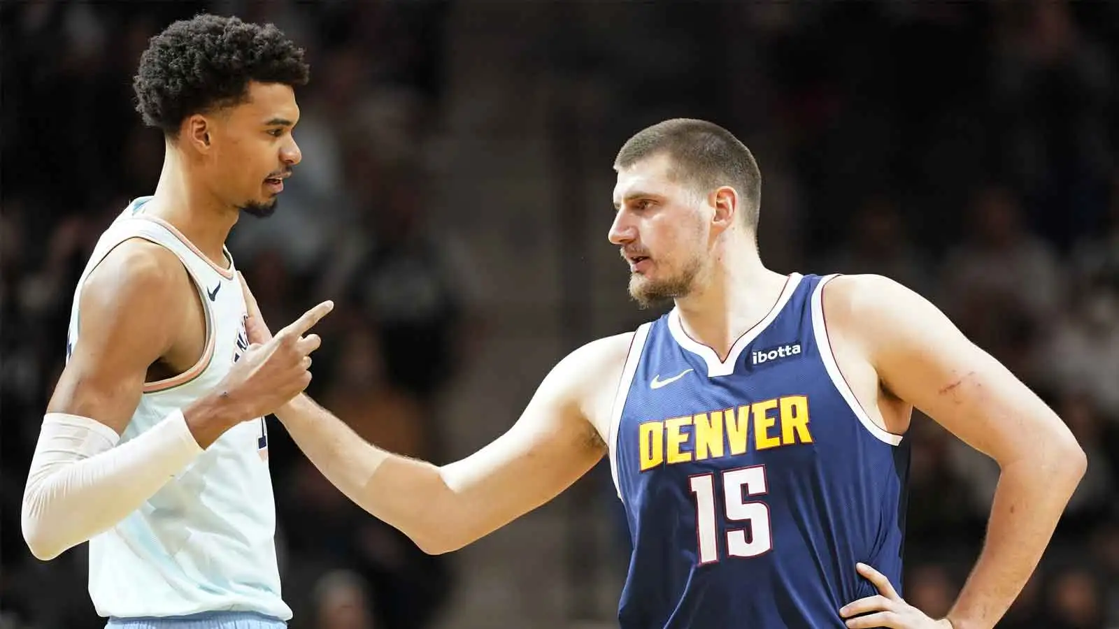 Nikola Jokic got his jersey signed by Victor Vembanyama in a unique way
