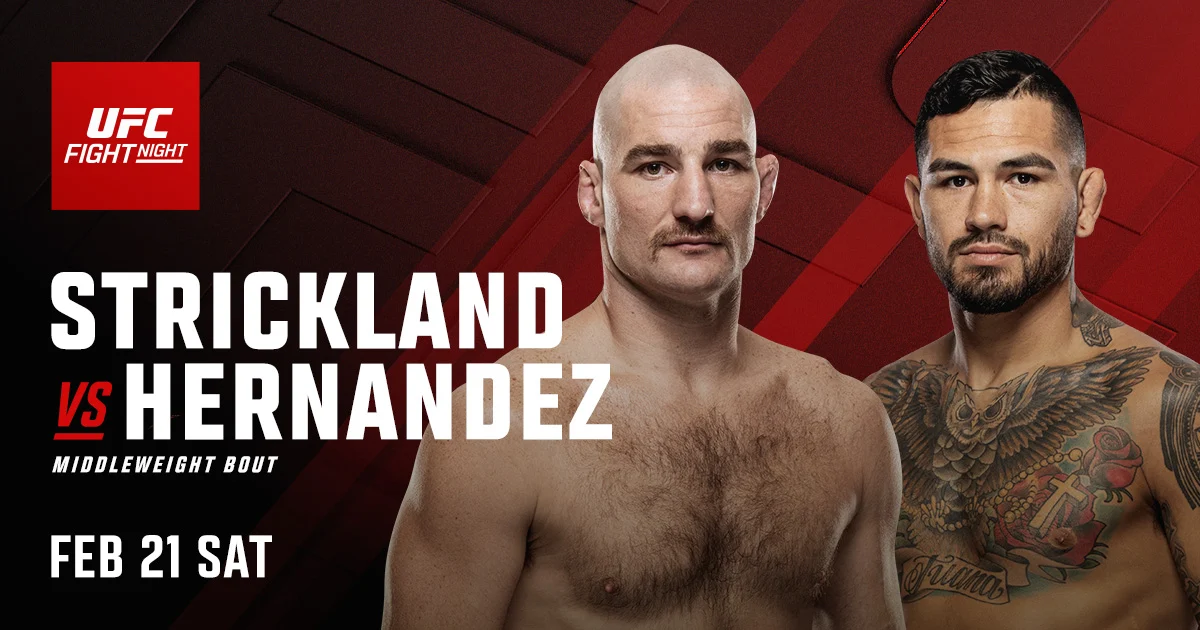 斯特里克蘭 vs. 埃爾南德斯詳情及即將到來的 2026 UFC 賽程