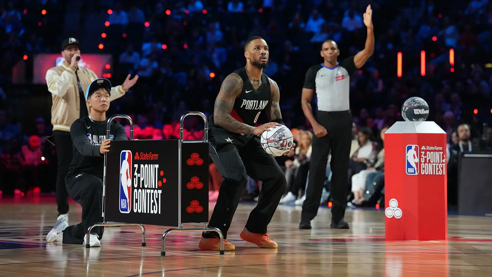 Damian Lillard shows off old form with 3-point contest win