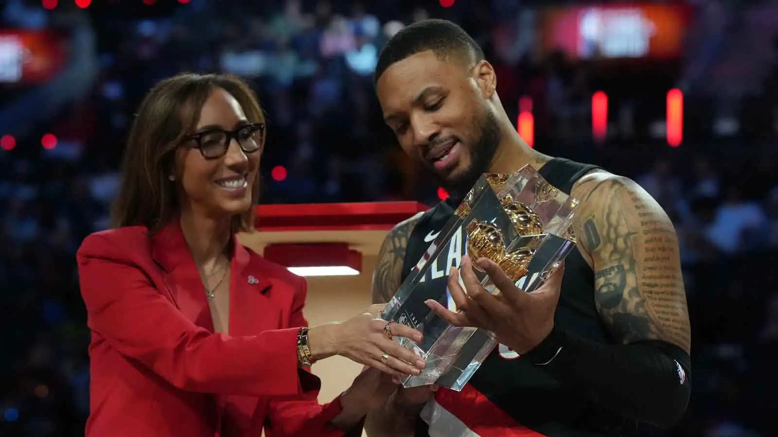 Damian Lillard reveals his Devin Booker entry in the 3-point contest