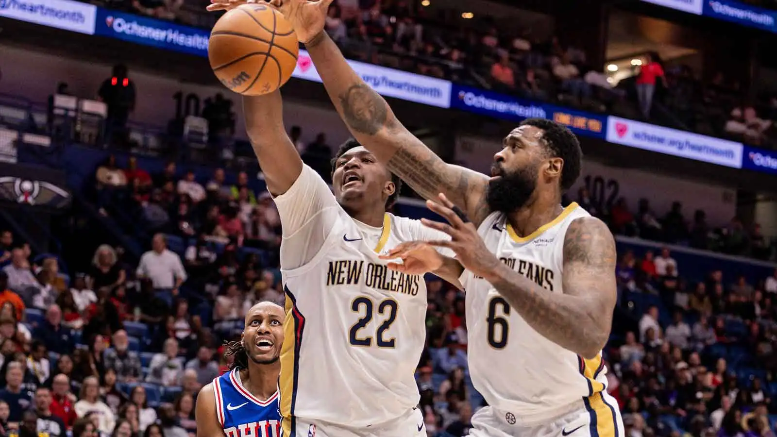 Derrick Queen has jokes for DeAndre Jordan after win over 76ers