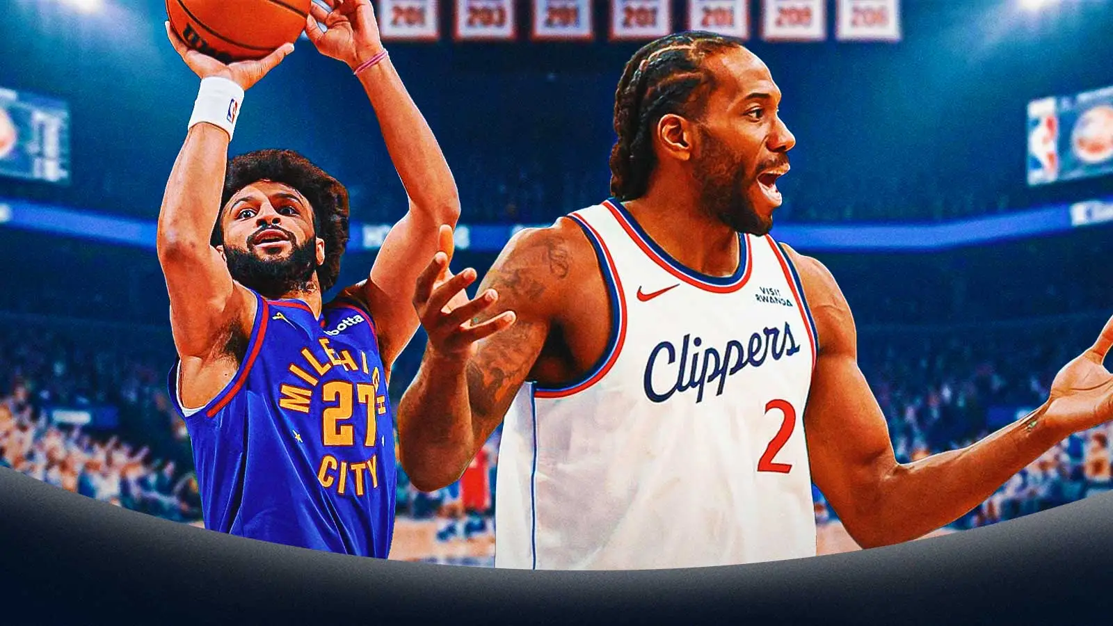 Kawhi Leonard’s hilarious reaction to Jamal Murray’s missed clutch free throw