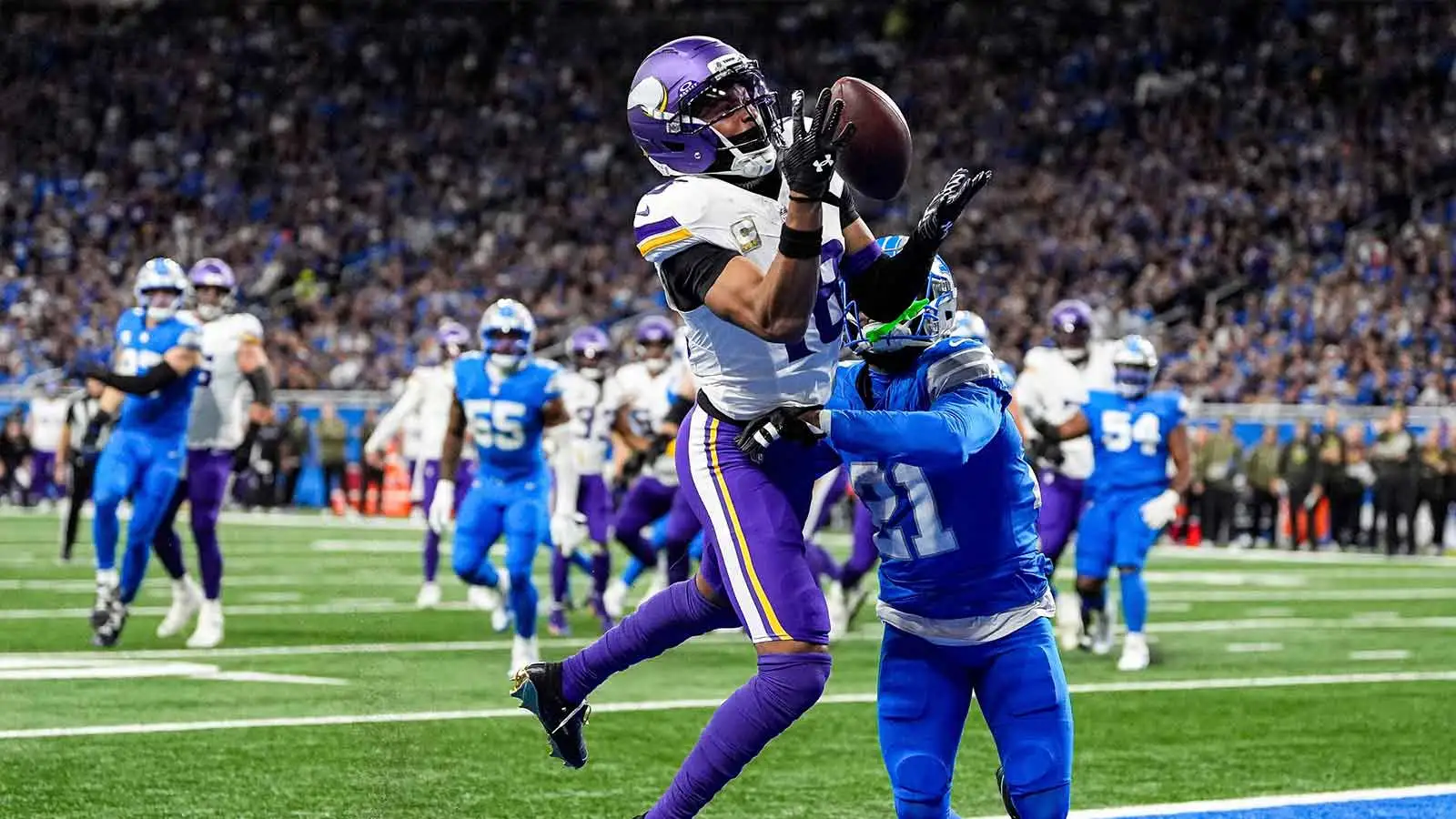 維京人隊的賈斯汀·杰弗森對他在 NFL WR 中的地位表示不滿