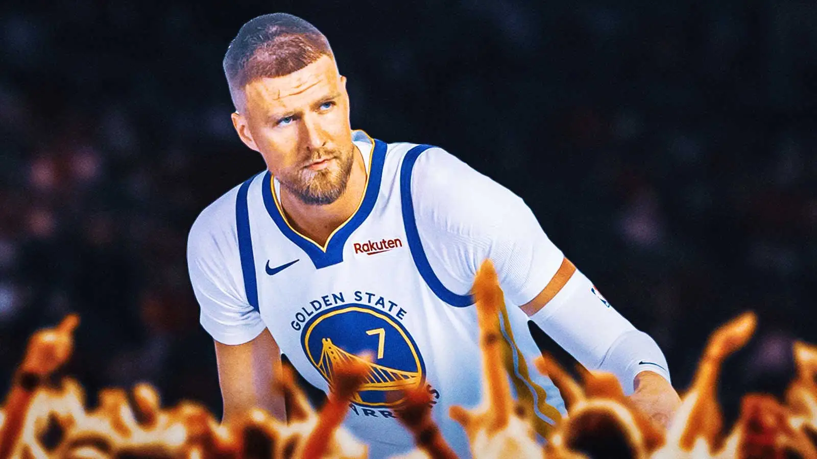 Kristaps Porzingis gets huge applause at check-in