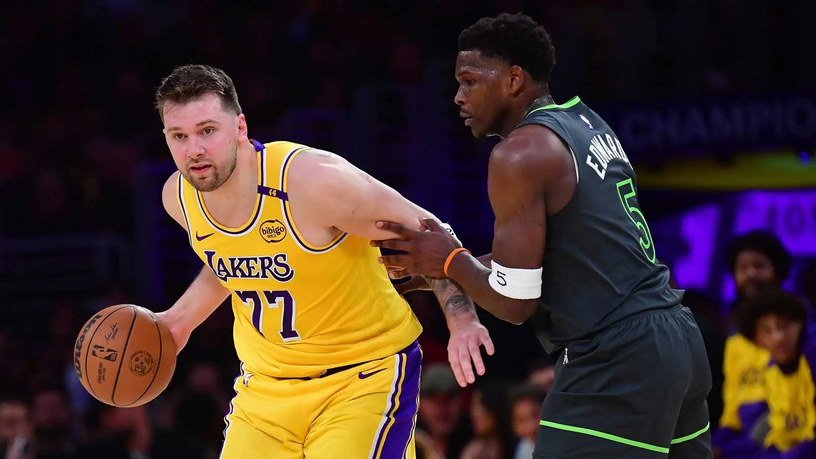 Anthony Edwards goes viral for statement on Luka Doncic