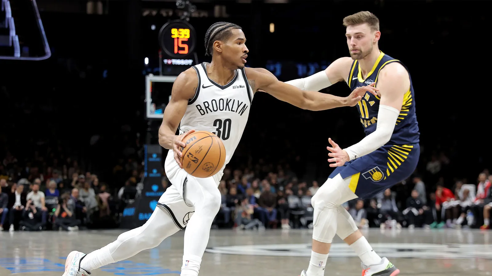 The Brooklyn trade acquisition became his best performance of the season during the second game with the team.