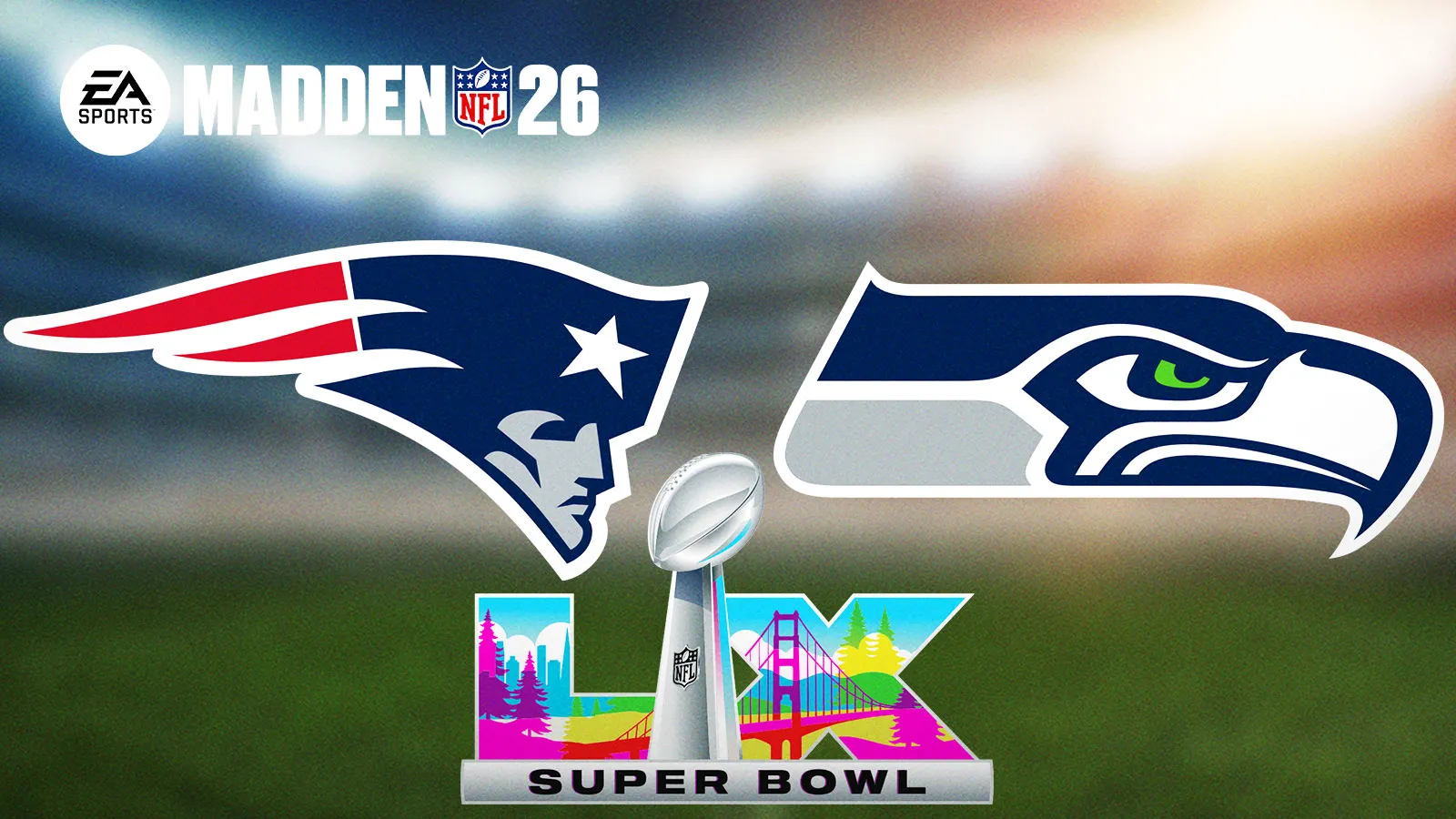 根據《Madden 26》，愛國者隊 vs. 海鷹隊 LX 超級碗比賽結果