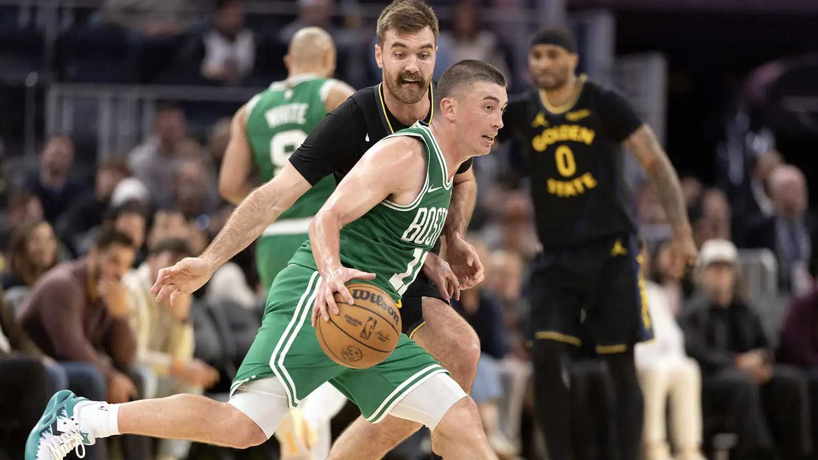Celtics’ Peyton Pritchard breaks Jared Vanderbilt’s ankle with dirty move