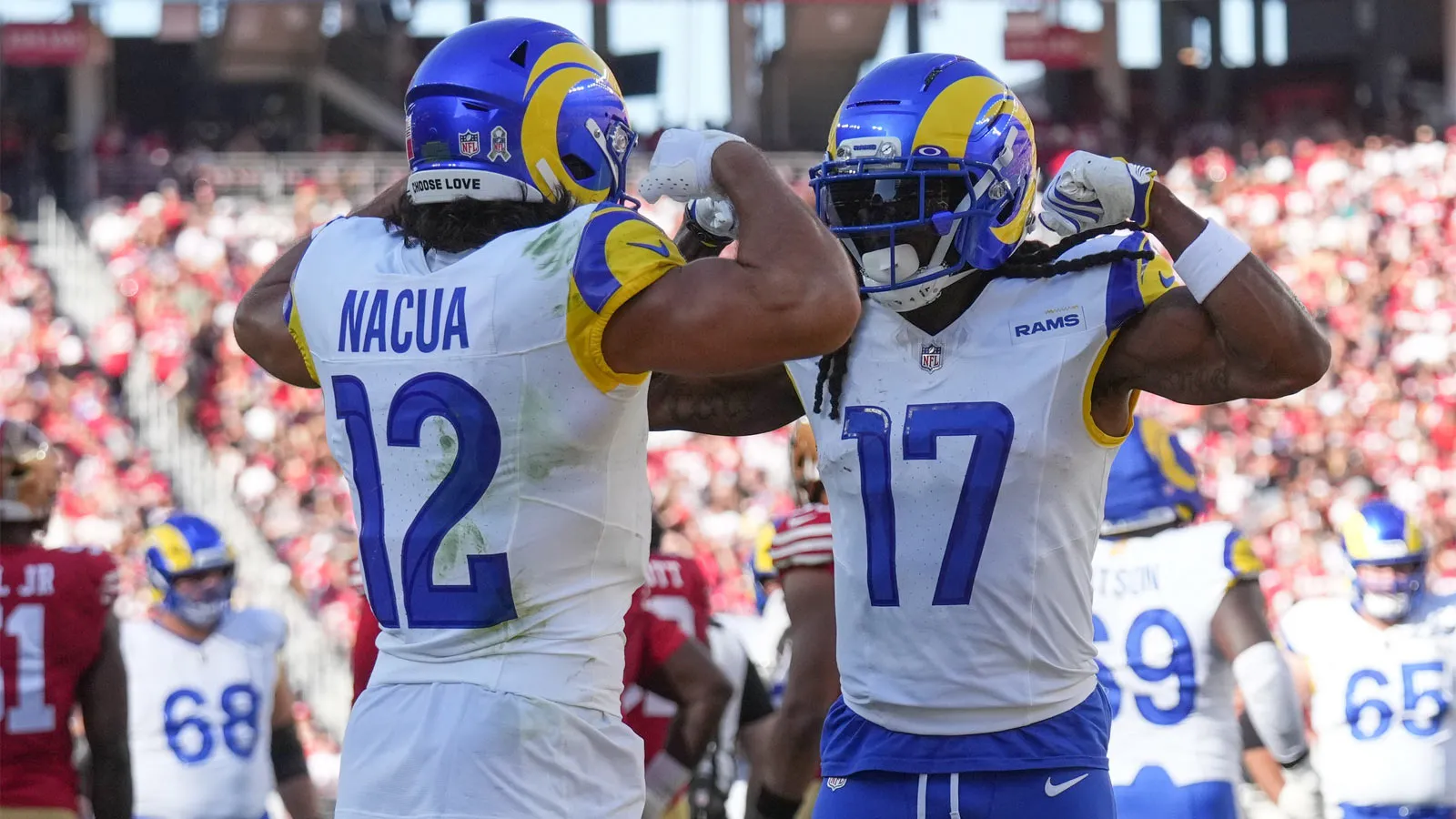 普卡·納誇 (Puka Nacua) 分享有關達萬特·亞當斯 (Davante Adams) 的“震撼人心”的故事