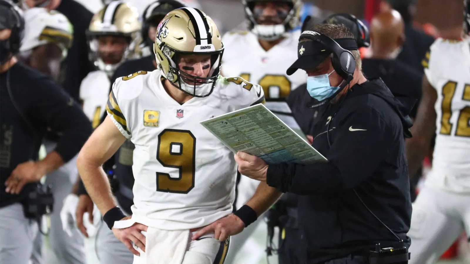 在 HOF 點頭後，肖恩·佩頓 (Sean Payton) 向德魯·布里斯 (Drew Brees) 發出暖心信息