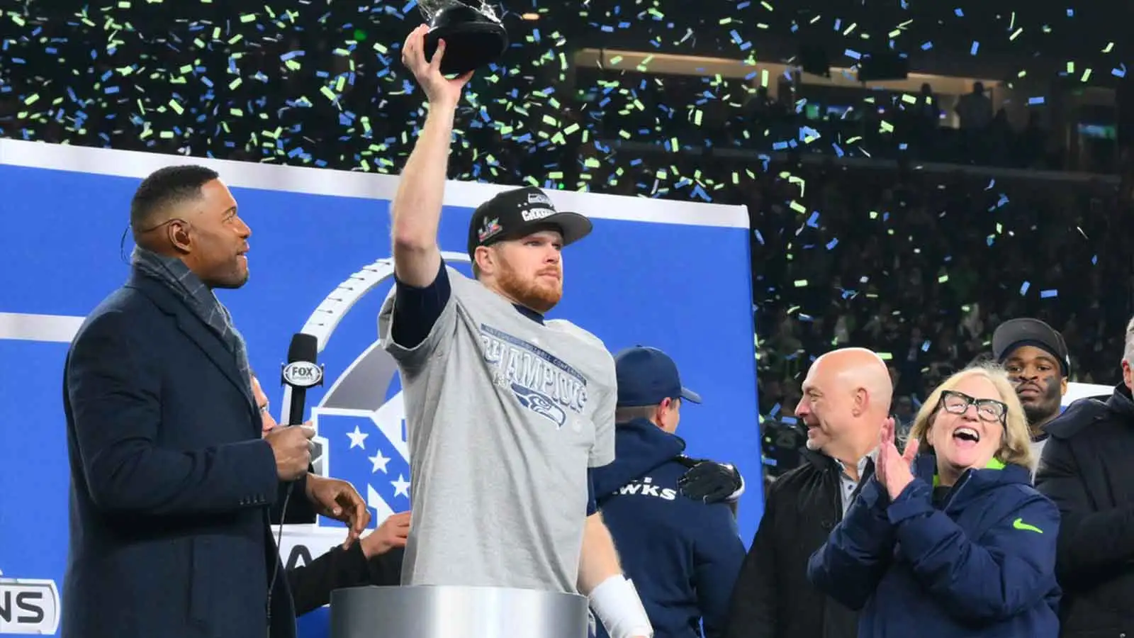 薩姆·達諾德 (Sam Darnold) 的 NFC 冠軍寶石是否導致了通用汽車公司的解僱？