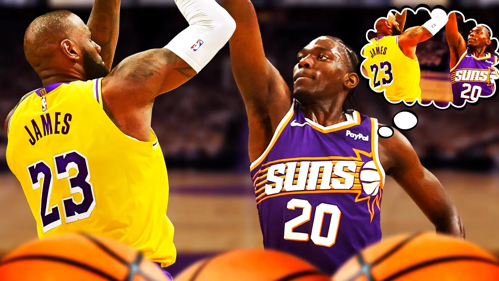 LeBron James assignment gives Phoenix rookie full-circle moment during win against Lakers