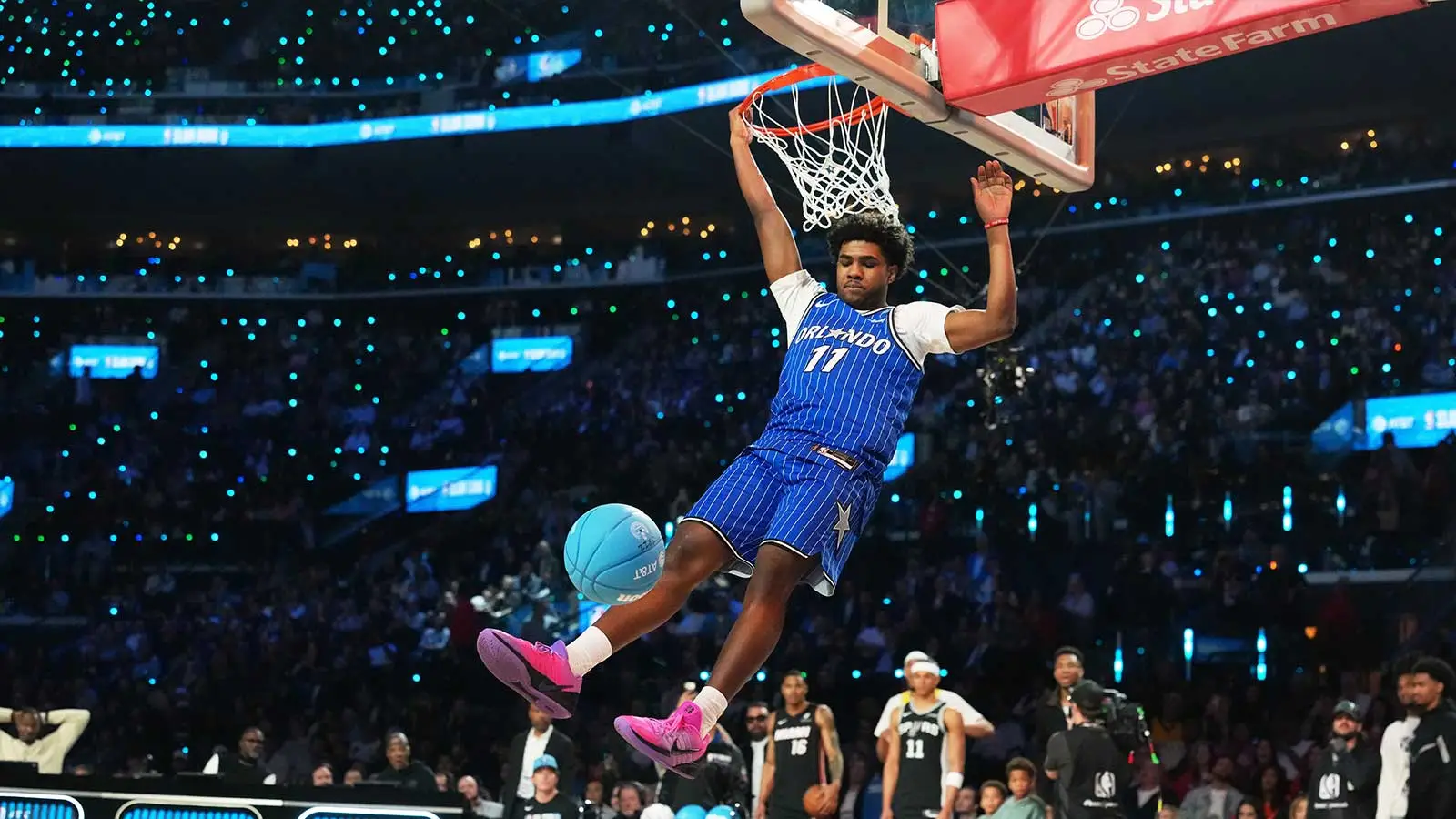 Why Jess Richardson can’t stop ‘crying from laughing’ after failing in the dunk contest