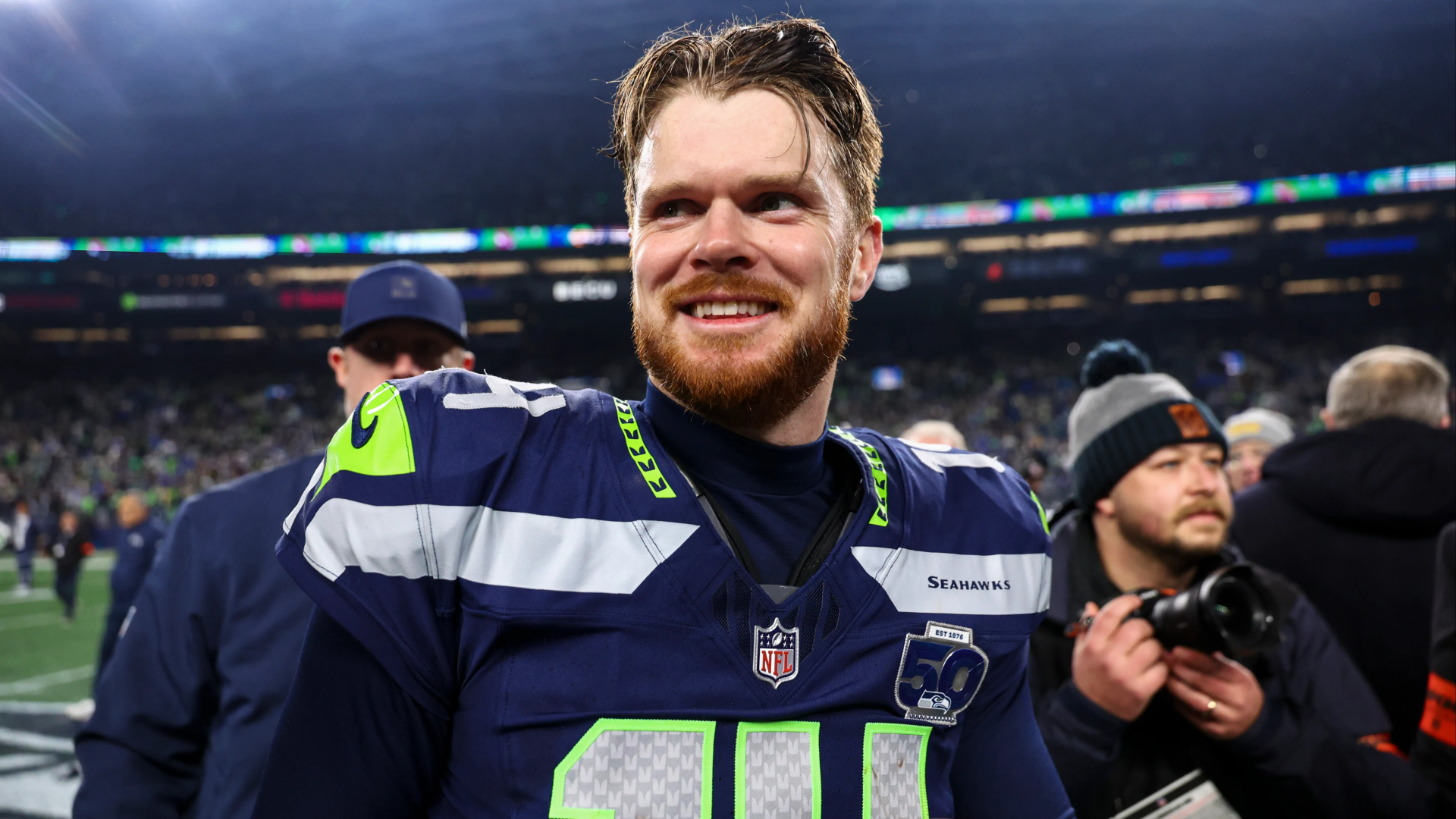 超級碗 LX 四分衛薩姆·達諾德 (Sam Darnold) 被認為是新面孔高中生