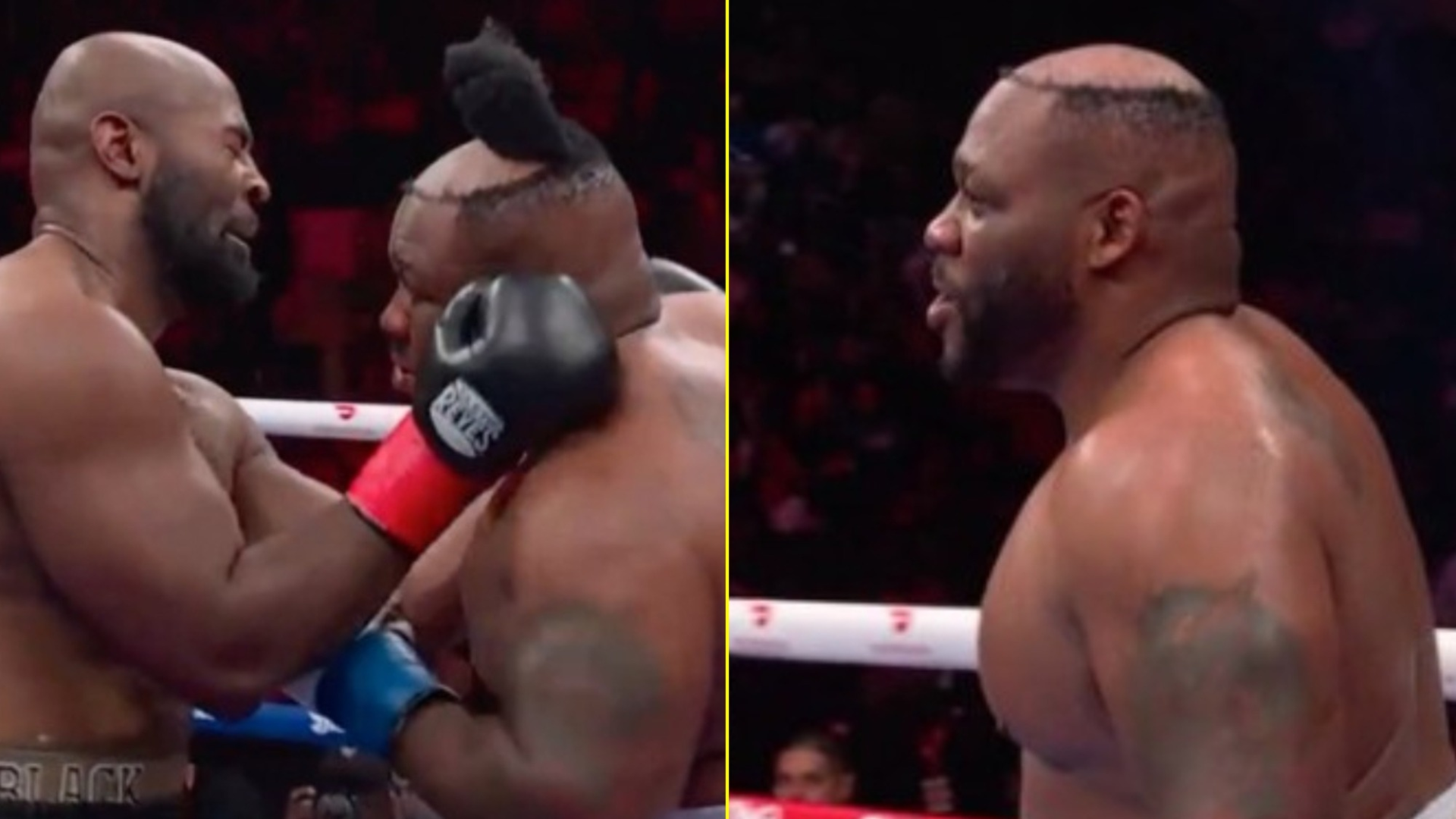 賈雷爾·米勒 (Jarrell Miller) 在比賽中將頭髮扔向人群，結果被一拳打斷，令球迷目瞪口呆
